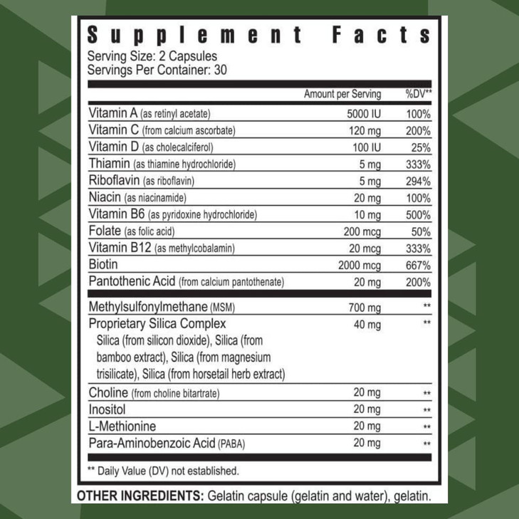 Youngevity Hair Skin and Nails Formula - 60 Capsules