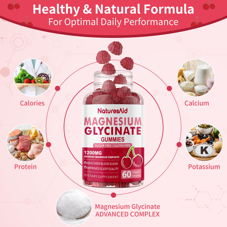 Magnesium Glycinate Gummies 1200mg
