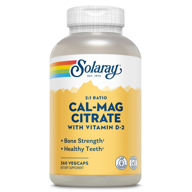 Solaray Calcium Magnesium Citrate 2:1 Ratio - Calcium Supplements