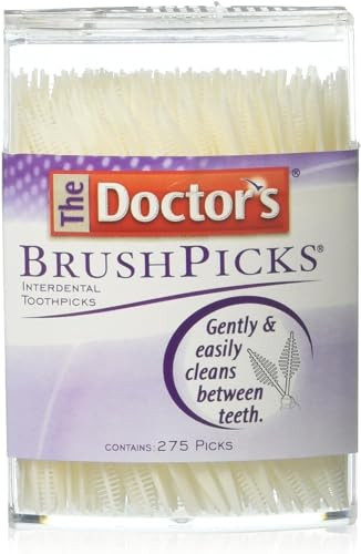 The Doctor's BrushPicks Interdental Toothpicks, 275 pieces per Pack (1-Pack)