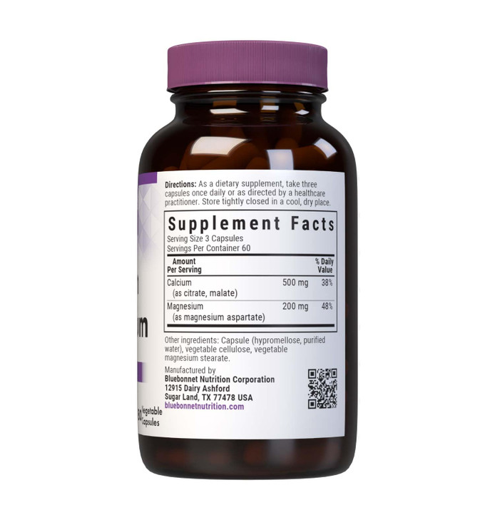 Bluebonnet Nutrition Calcium & Magnesium, Bone Health*, Soy-Free, Gluten-Free