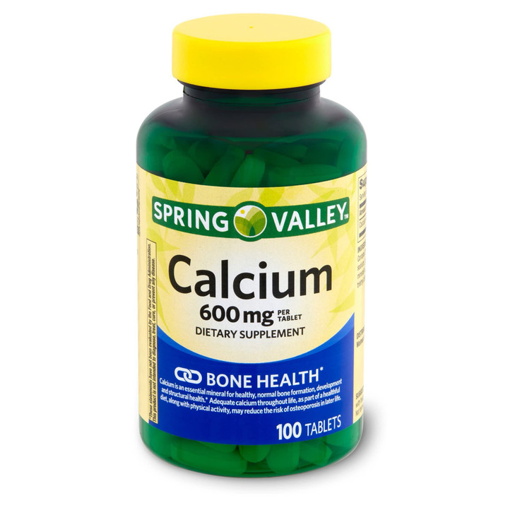 Spring - Valley Calcium 600mg Natural Bone Health Calcium