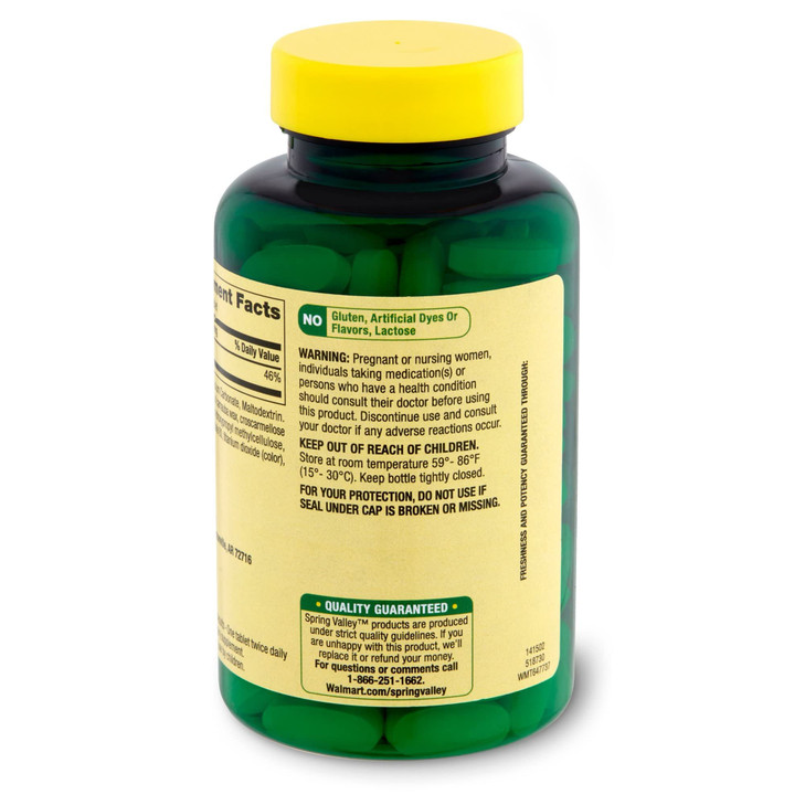 Spring - Valley Calcium 600mg Natural Bone Health Calcium