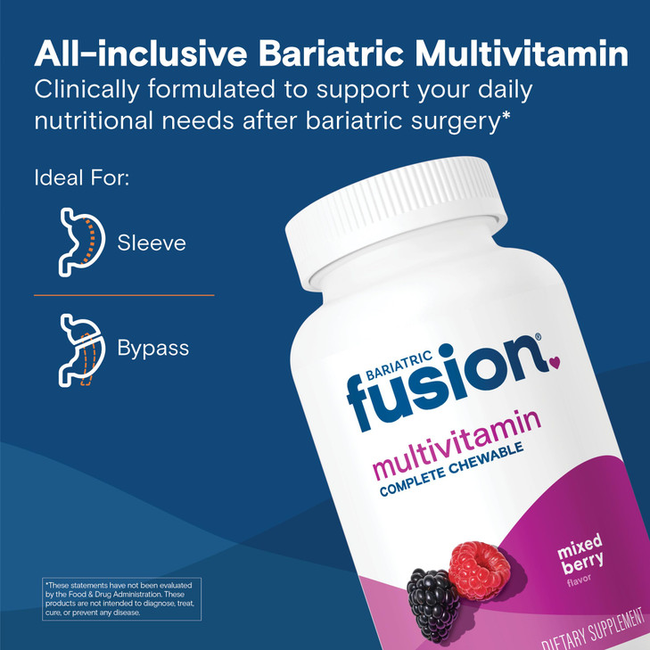 Bariatric Fusion Bariatric Multivitamin with Iron Complete Chewable