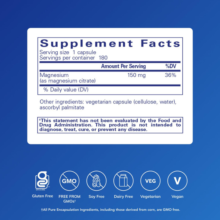 Pure Encapsulations Magnesium (Citrate)