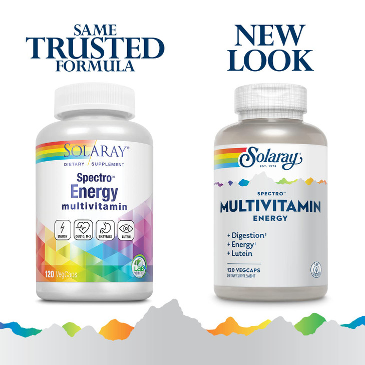 SOLARAY Spectro Energy Multivitamin for Women and Men