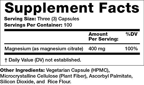 Olympian Labs Magnesium Citrate 400mg - 300 Capsules