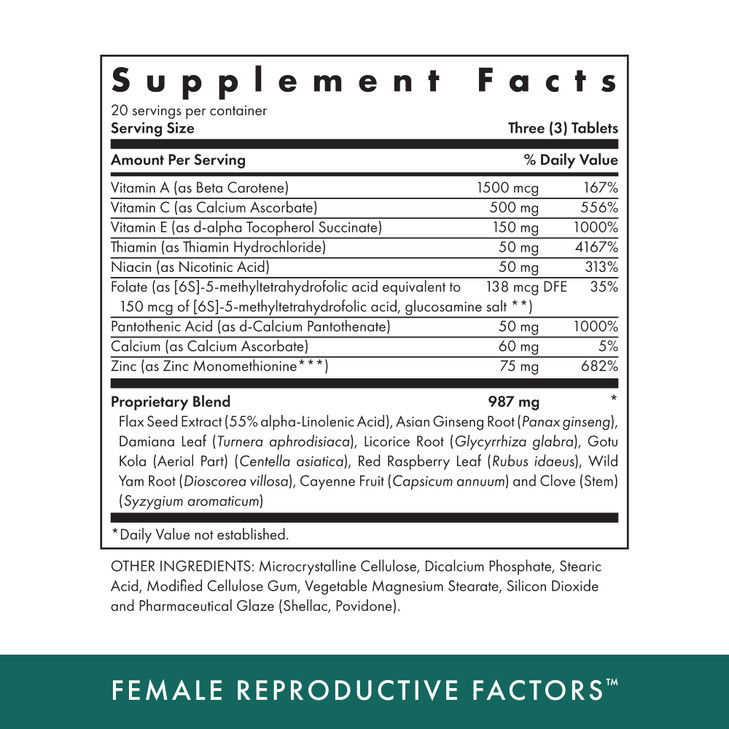 MICHAEL'S Health Naturopathic Programs Female Reproductive Factors