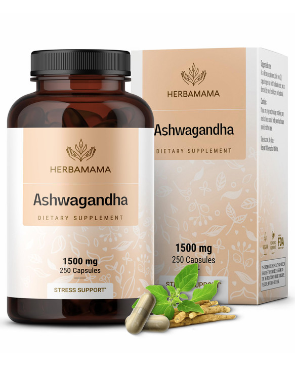 HERBAMAMA Ashwagandha Capsules