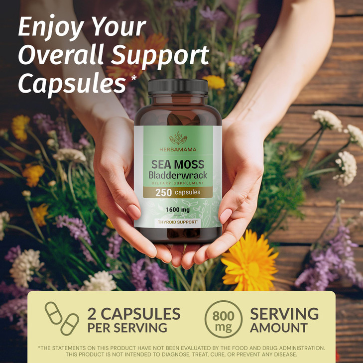HERBAMAMA Irish Sea Moss Capsules