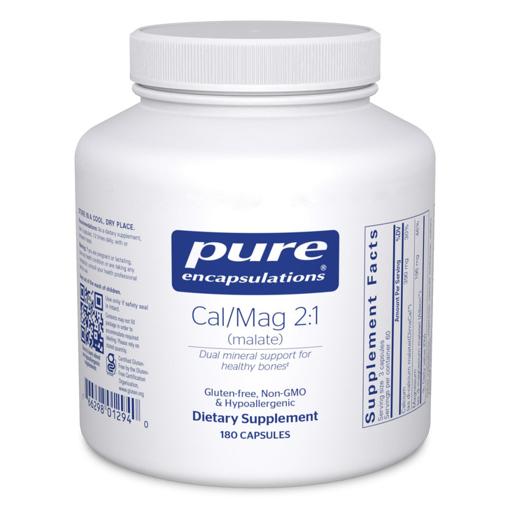 Pure Encapsulations Cal/Mag (Malate) 2:1 - Calcium & Magnesium (Malate)