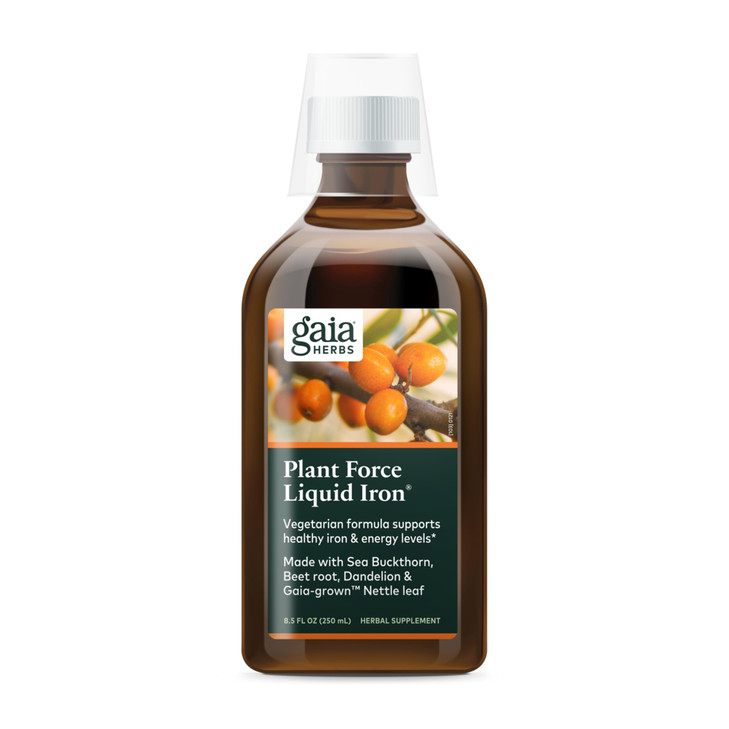Gaia Herbs Plant Force Liquid Iron
