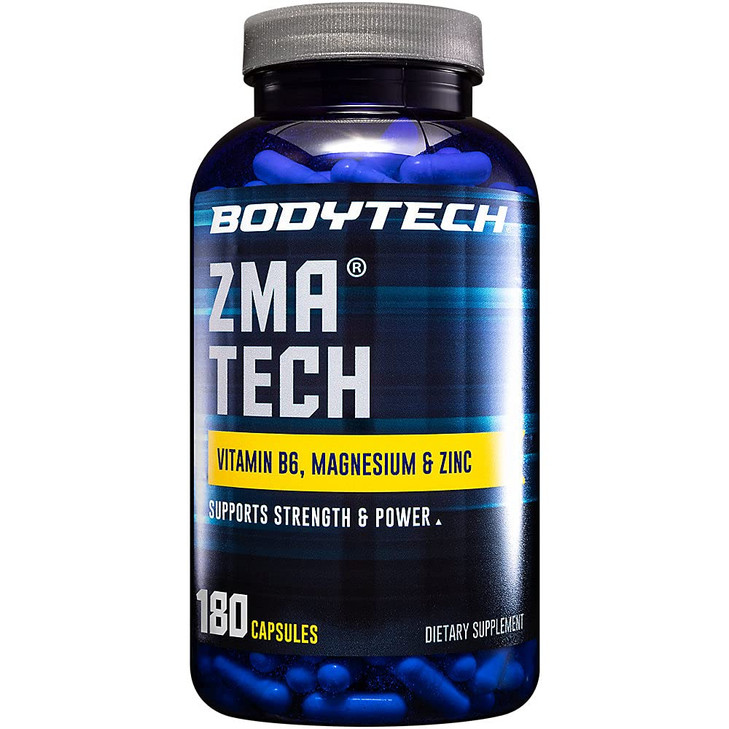 BODYTECH ZMA Supplements - Zinc, Magnesium & Vitamin B6