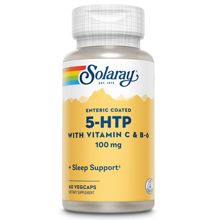 SOLARAY 5 HTP Supplement with Vitamin C & B-6