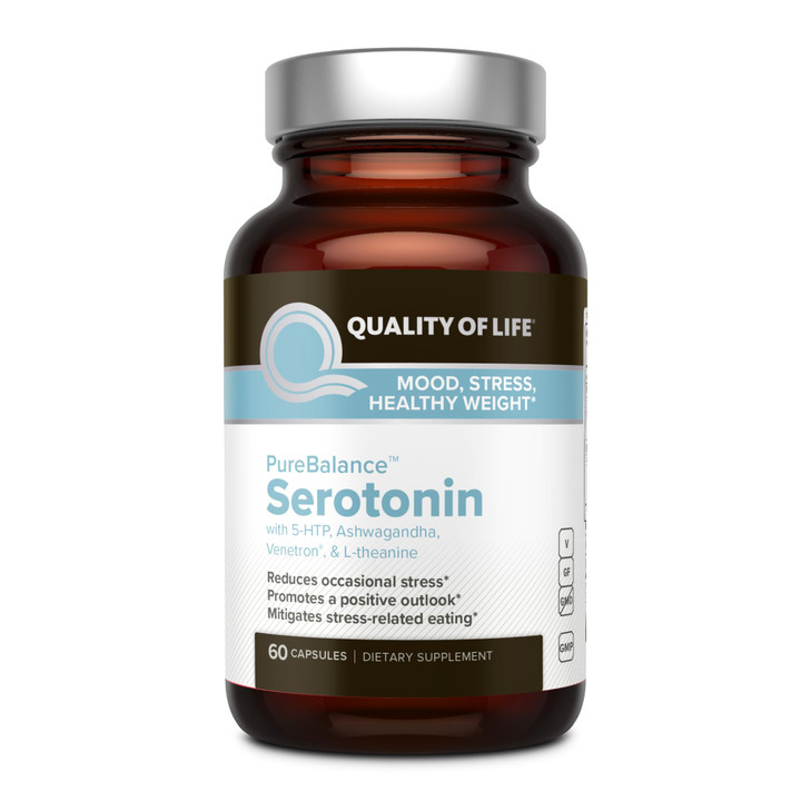 Quality of Life Pure Balance Serotonin Premium-Helps Boost Serotonin & Cortisol
