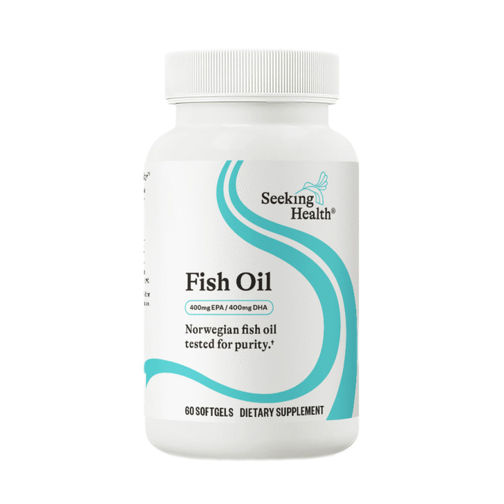 Seeking Health Fish Oil 400mg EPA / 400mg DHA Norwegian Fish Oil Tested