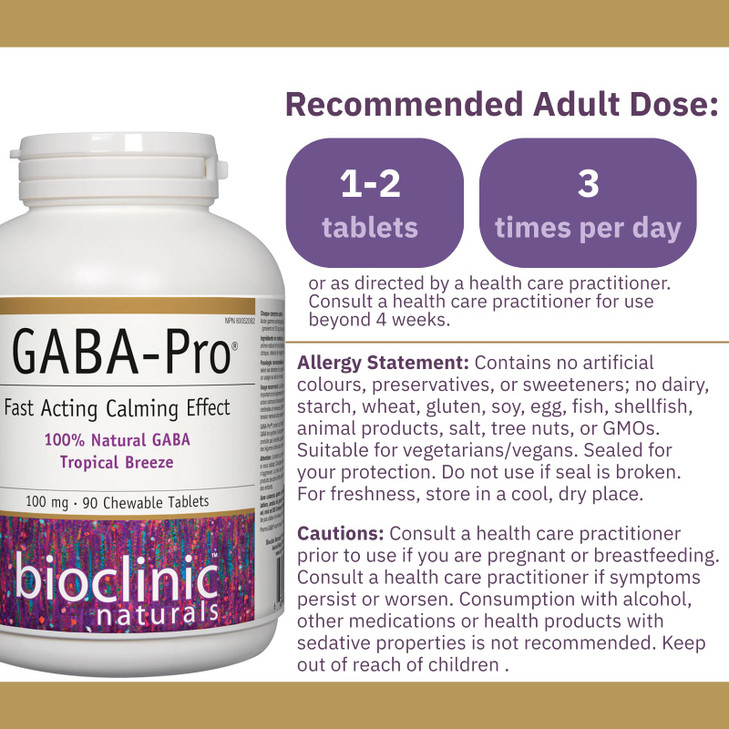 GABA Pro Natural 90 VegiCaps
