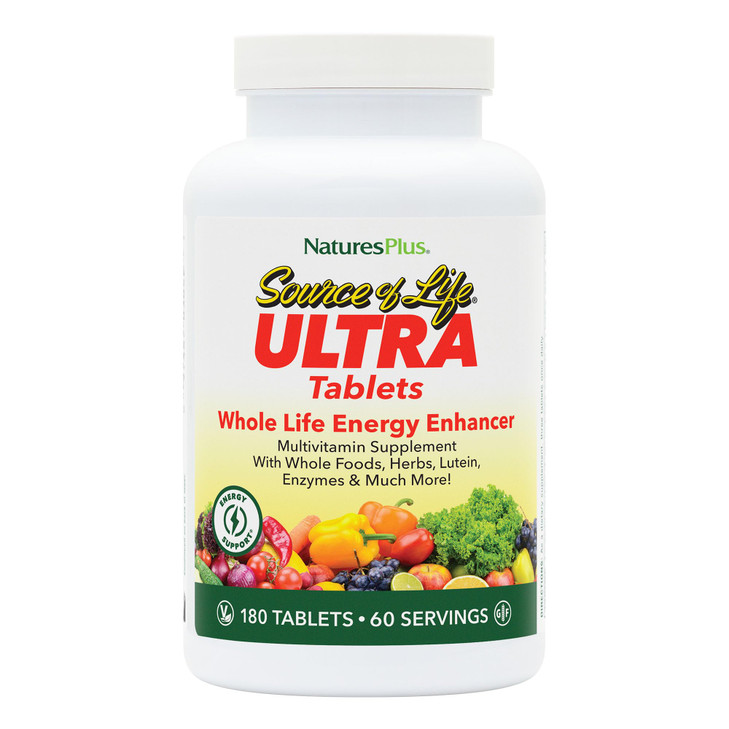 NaturesPlus Ultra Source of Life with Lutein - 180 Tablets