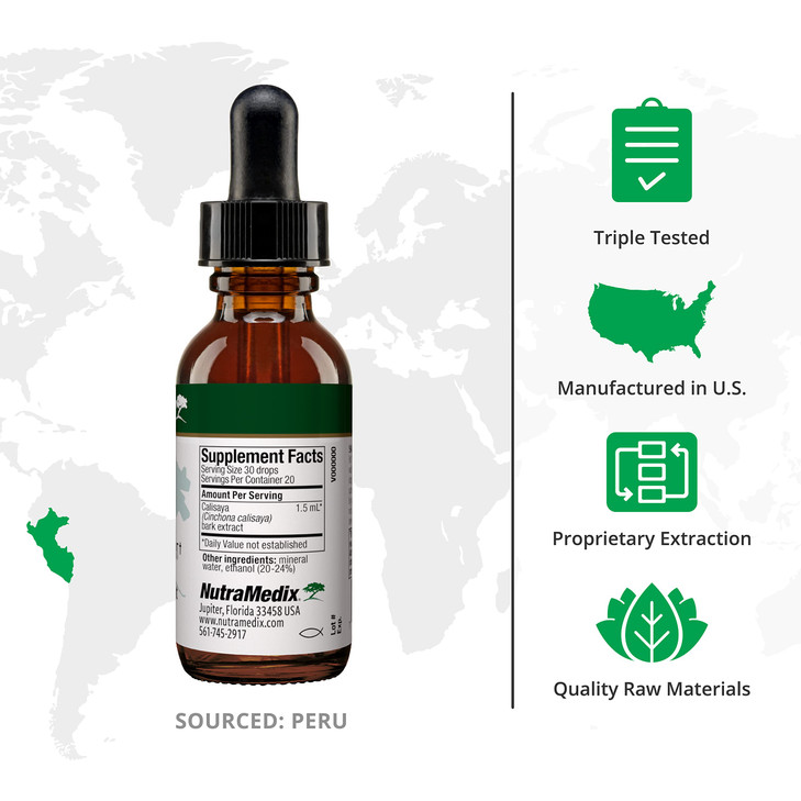 NutraMedix Quina Herbal Extract - Daily Immune Support Supplement