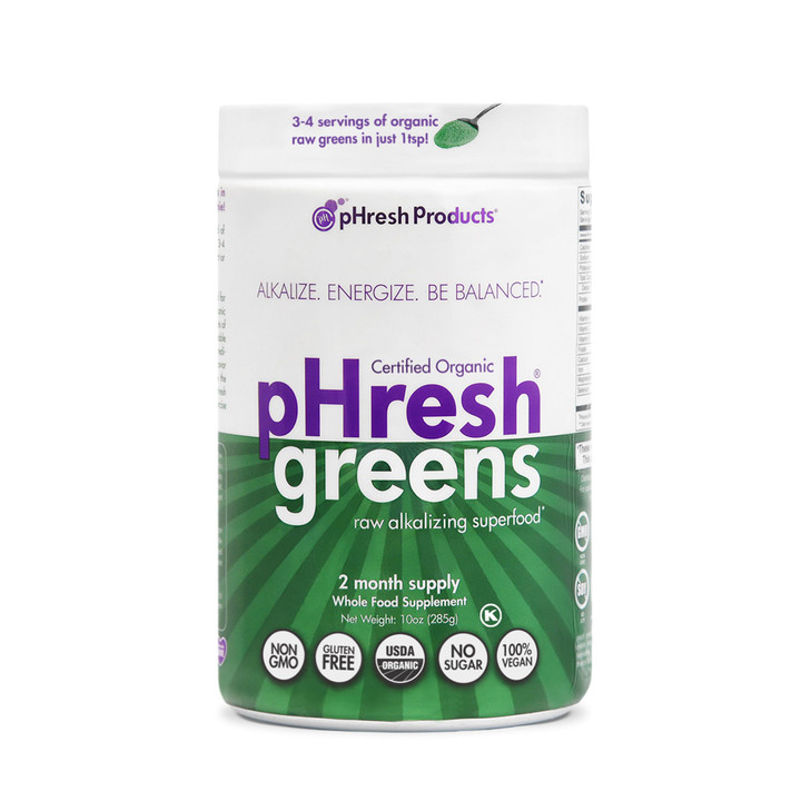 pHresh - Greens Raw Alkalizing Superfood Greens Powder