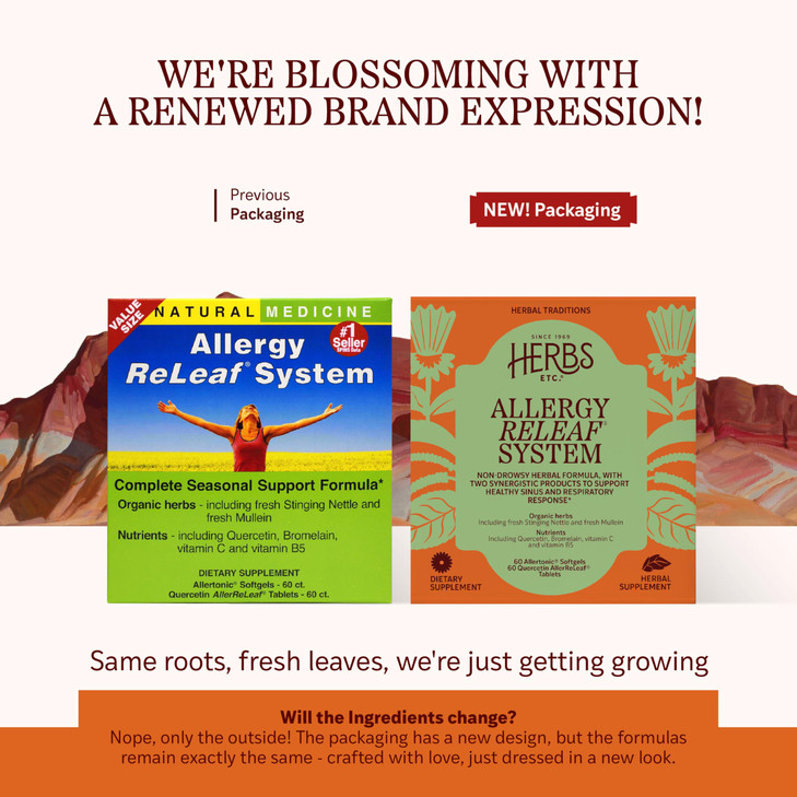 Herbs Etc. Allergy ReLeaf System - Seasonal Discomfort Supplement