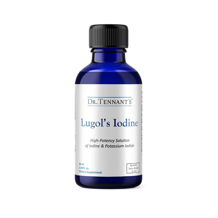 Liquid Lugol's Iodine Drops with Potassium Iodide Helps Thyroid Function