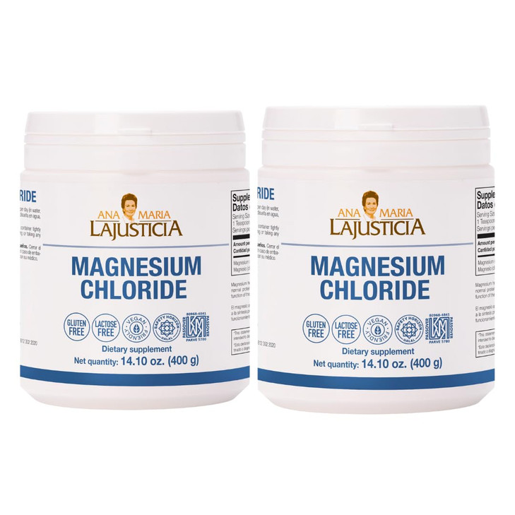 2 Pack Ana Maria LaJusticia Magnesium Chloride 400g