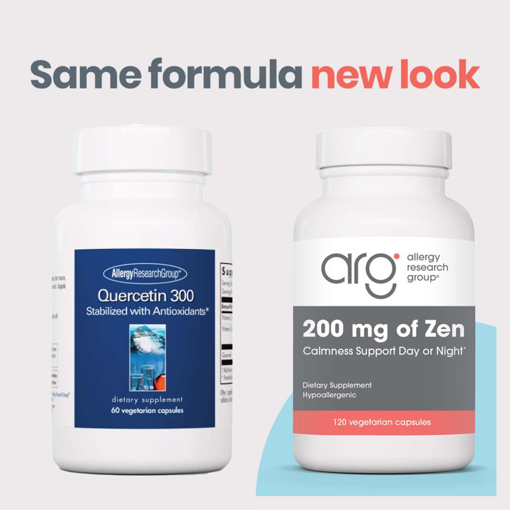 Allergy Research Group ARG 200 mg of Zen - Supports Calm and Stress Balance