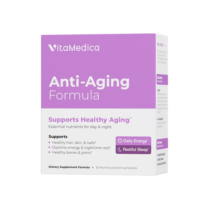 VitaMedica Anti-Aging Formula AM/PM Multivitamin Packets for Women & Men