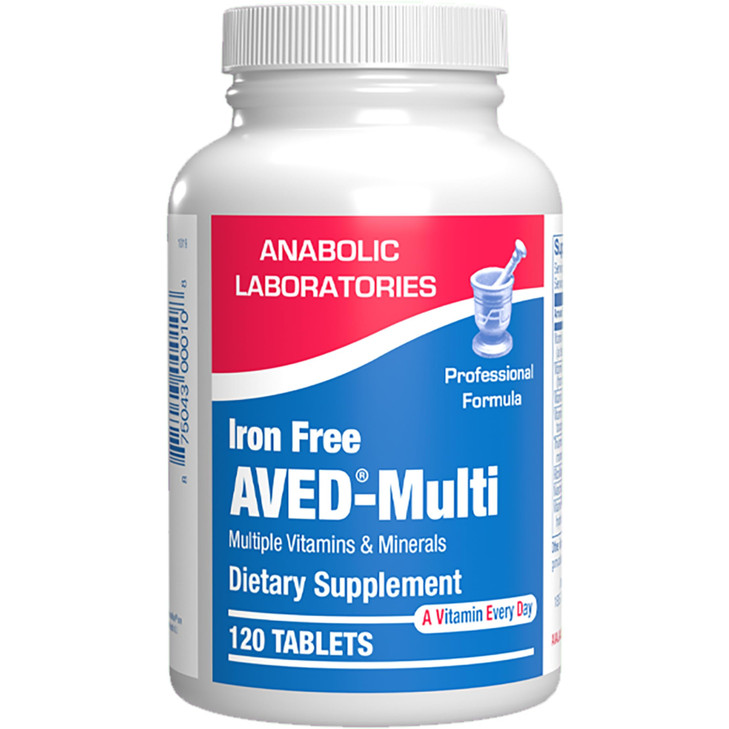 Iron Free Daily Multivitamin for Men and Women, 120 Tablets
