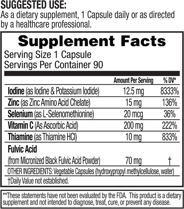 Dr. Tennant's Iodine Supplement Plus