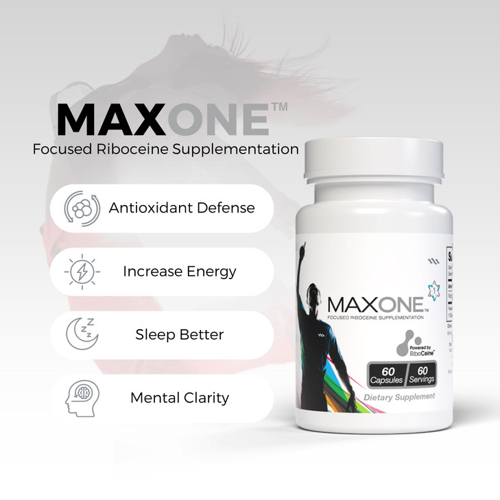 Max One, Focused Riboceine Supplementation, 60 Vegetable Capsules, 60 Servings