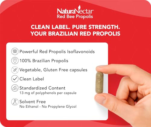 NaturaNectar - Red Bee Propolis Capsules