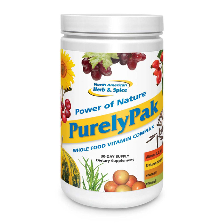 NORTH AMERICAN HERB & SPICE Purely Pak - Whole Food Vitamin Supplement Plan