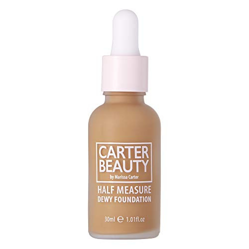Carter Beauty Half Measure Dewy Foundation - Water-Based, Ultra Hydrating Formula - Buildable, Light-To-Medium Sheer Finish - Vegan And Cruelty Free,