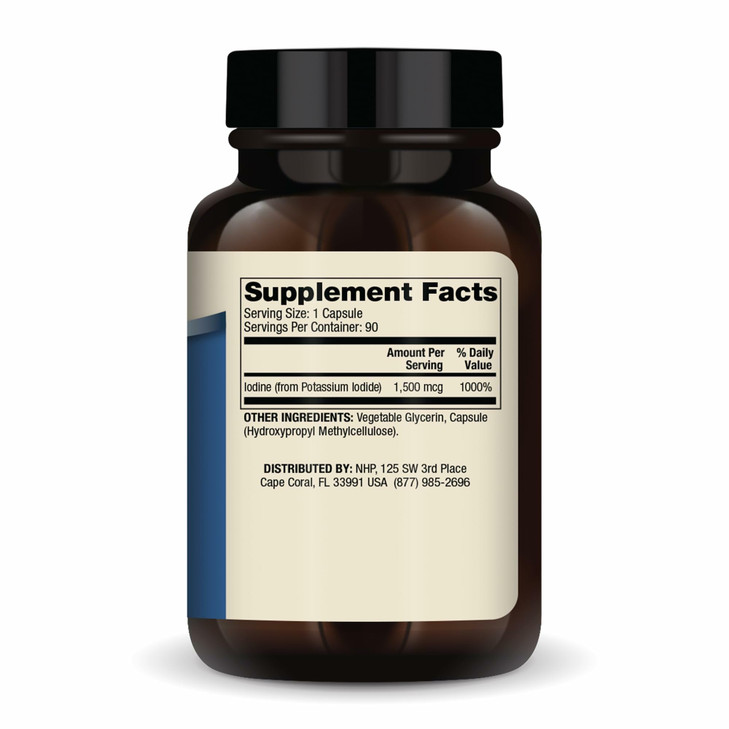 Dr. Mercola Iodine - 1,500 mcg Iodide - Supports Thyroid & Metabolic Function