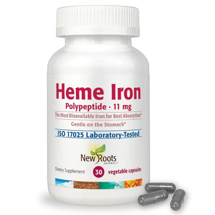 NEW ROOTS HERBAL Heme Iron Supplement