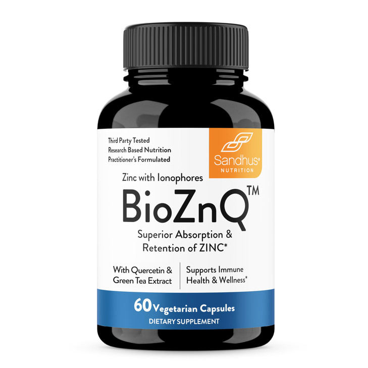 Sandhu's Zinc Supplement with Ionophores| Quercetin & Green Tea Extract