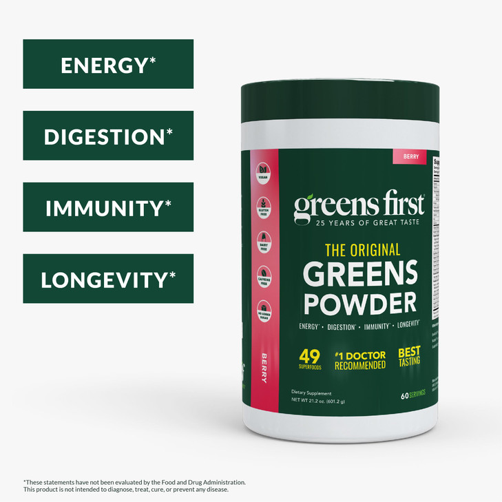 Greens First Original Greens Powder - 49 Superfoods