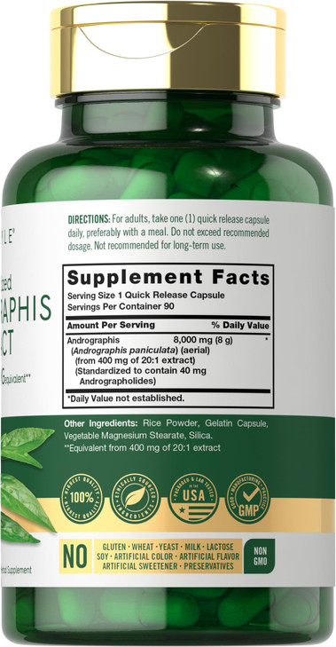 Carlyle Andrographis Paniculata Capsules - 90 Pills