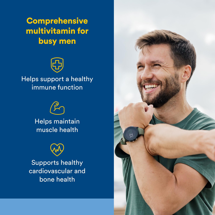 Natural Factors, Men's Multivitamin & Mineral, 1 Serving Contains Nutrition