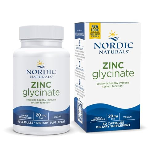 Nordic Naturals Zinc Glycinate - 60 Capsules