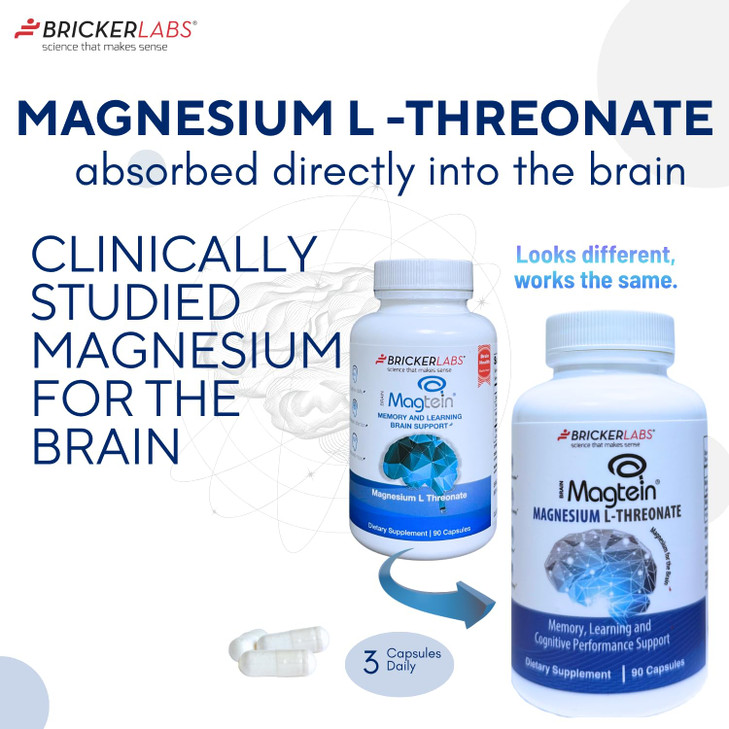 Bricker Labs Magtein Magnesium L-Threonate Supplement