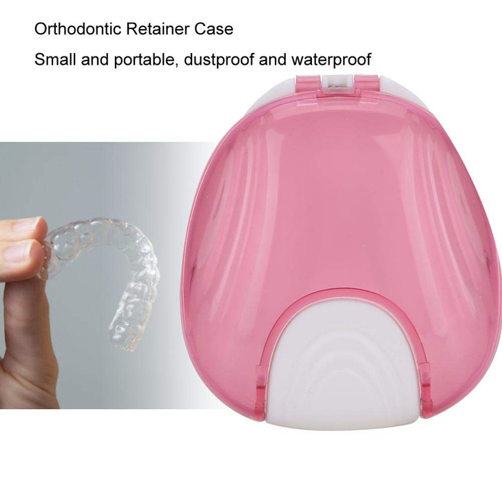 Retainer Case, Portable Large Retainer Cases for Retainer and Denture Storage Tight Light and Easy ()