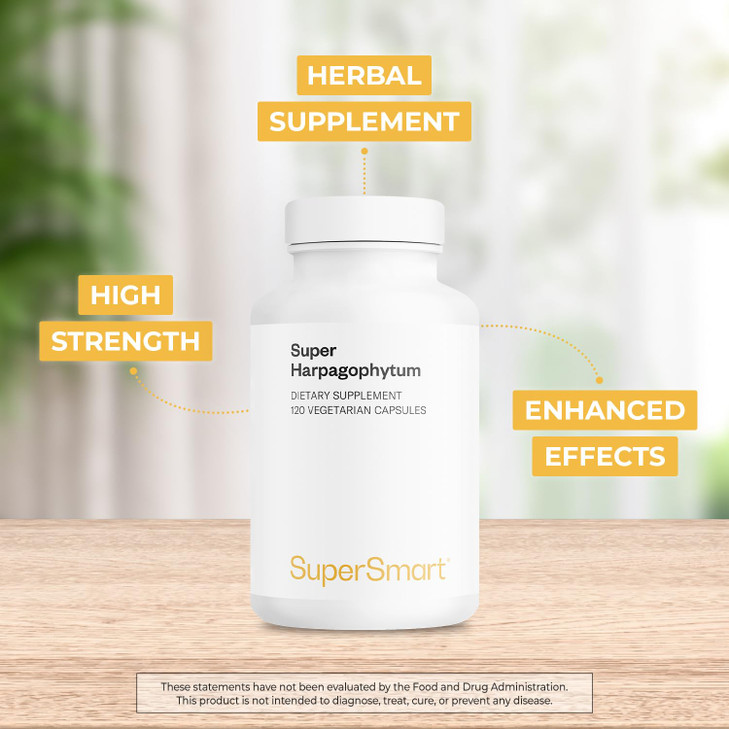 Supersmart - Super Harpagophytum 1000 mg Per Day (Devils Claw)
