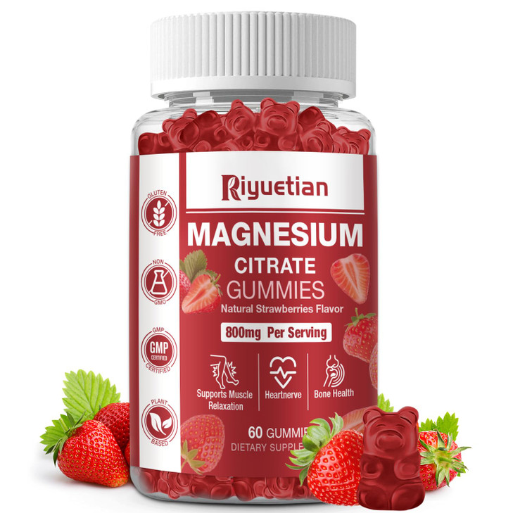 Extra Strength Magnesium Citrate Gummies 800MG