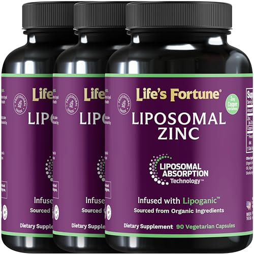 Liposomal Pure Zinc Picolinate Supplement with Copper, Immune Support