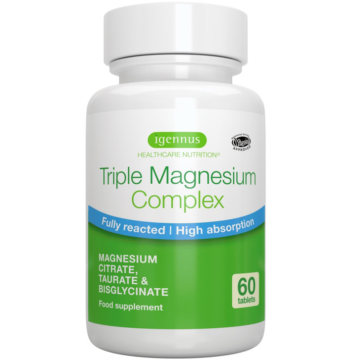 Igennus Superior Triple Magnesium Complex, Fully Reacted & Chelated Glycinate