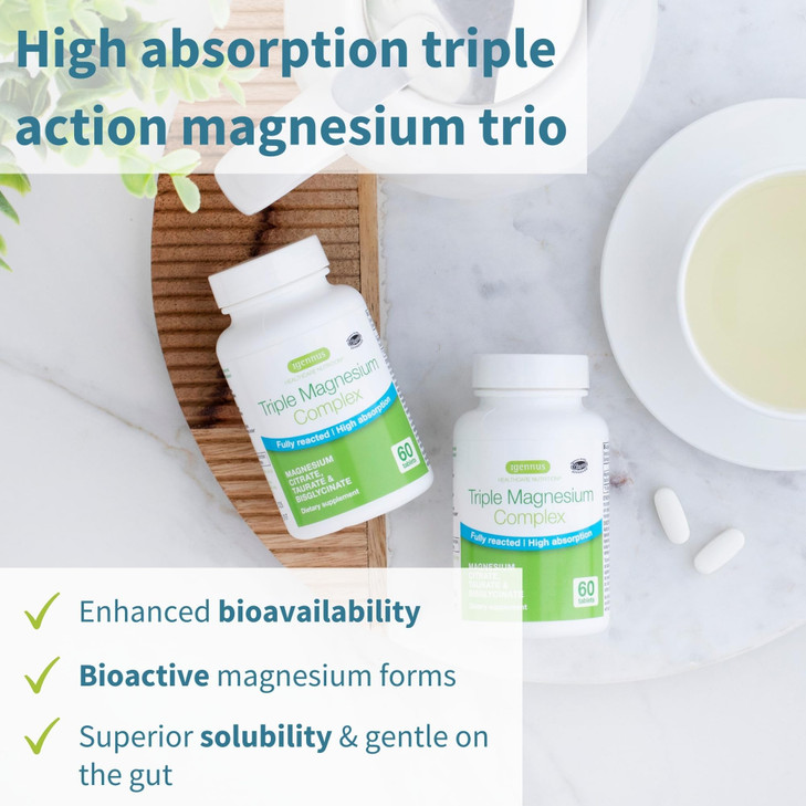 Igennus Superior Triple Magnesium Complex, Fully Reacted & Chelated Glycinate