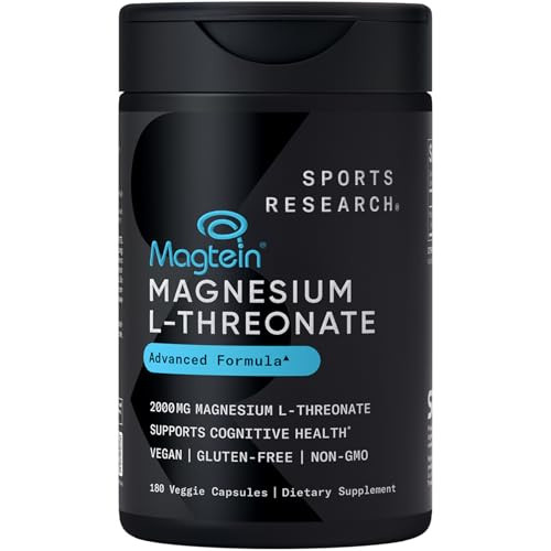 Sports Research Magnesium L-Threonate Capsules 2000mg